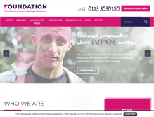 Tablet Screenshot of foundationuk.org